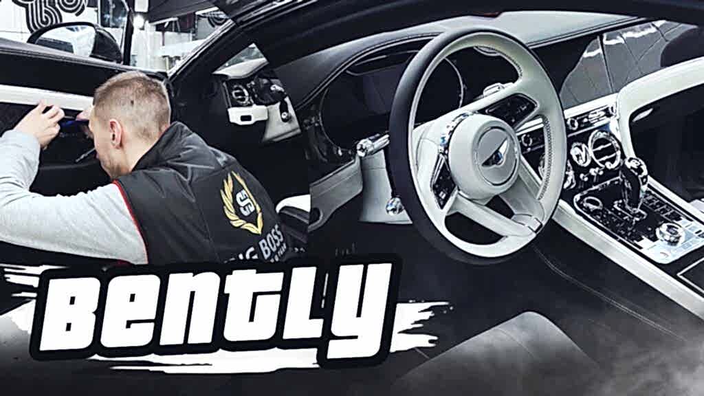 BENTLY CONTINENTAL ОКЛЕЙКА АНТИГРАВИЙНОЙ ПЛЕНКОЙ
